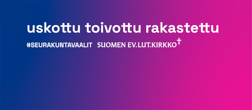 Seurakuntavaalien logo.