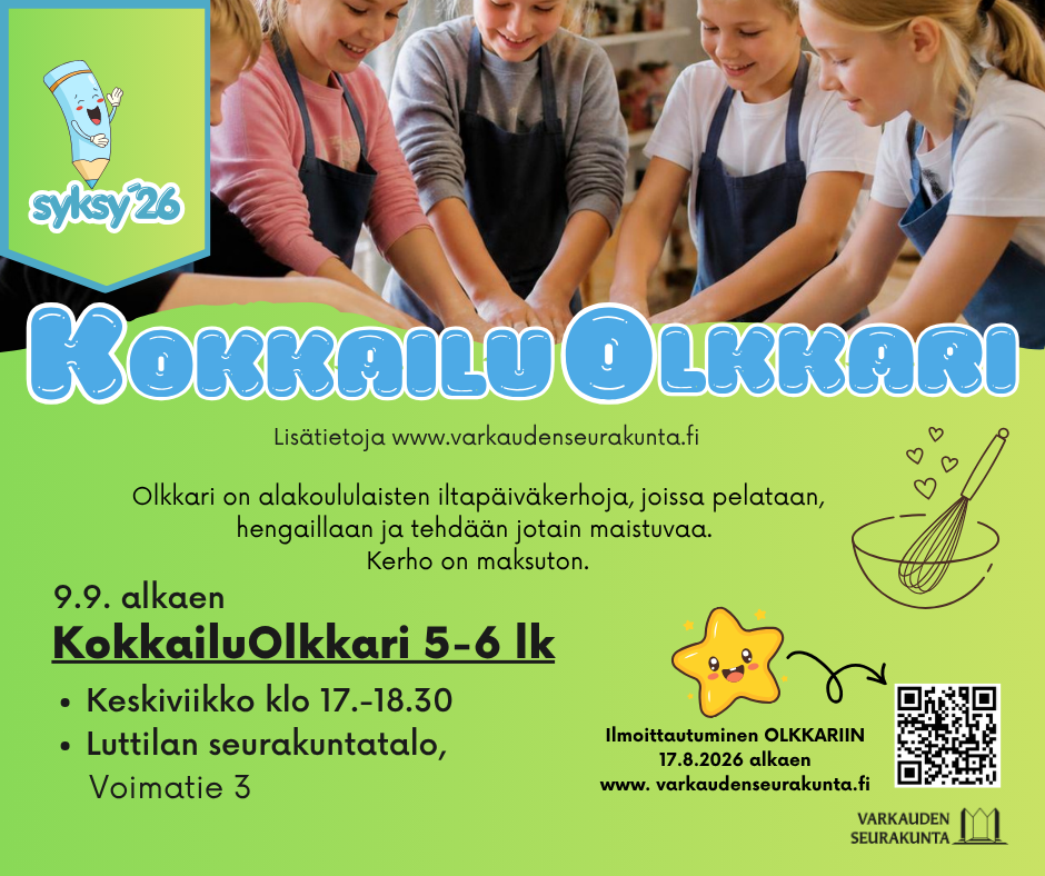 Tervetuloa KokkailuOlkkariin!