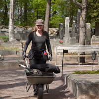 Siivoustalkoot Kangaslammin hautausmailla Siivoustalkoot Kangaslammin hautausmailla