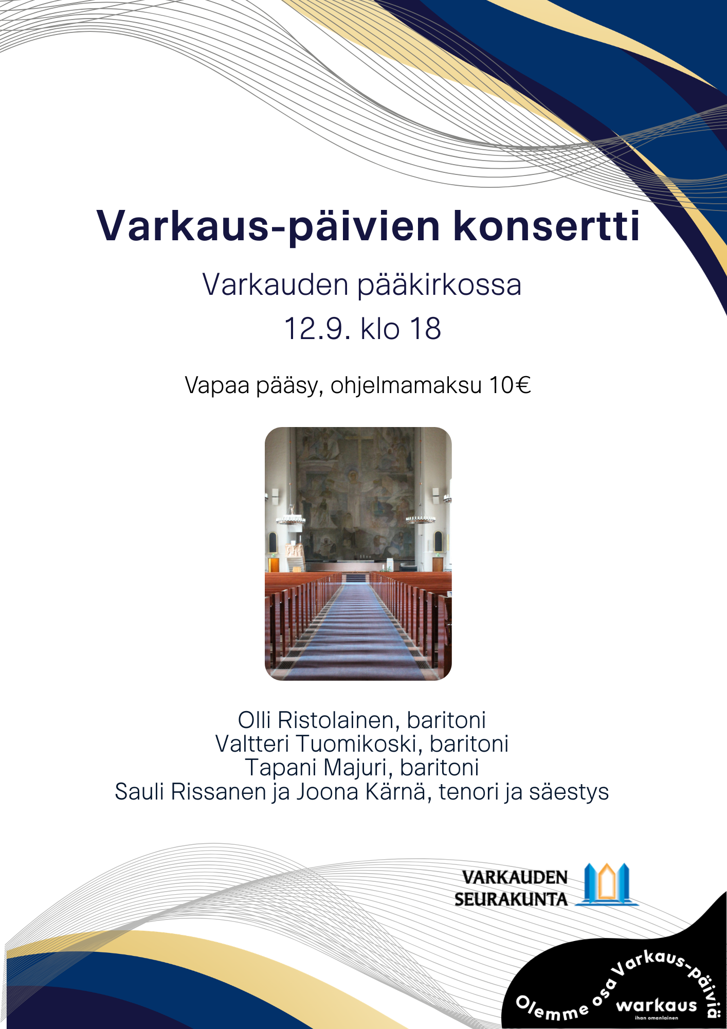 Varkaus-päivien konsertti 12.9.