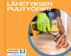 Puutyöpiirin mainos.
