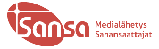 Sansa - medialähetys sanansaattajat logo.