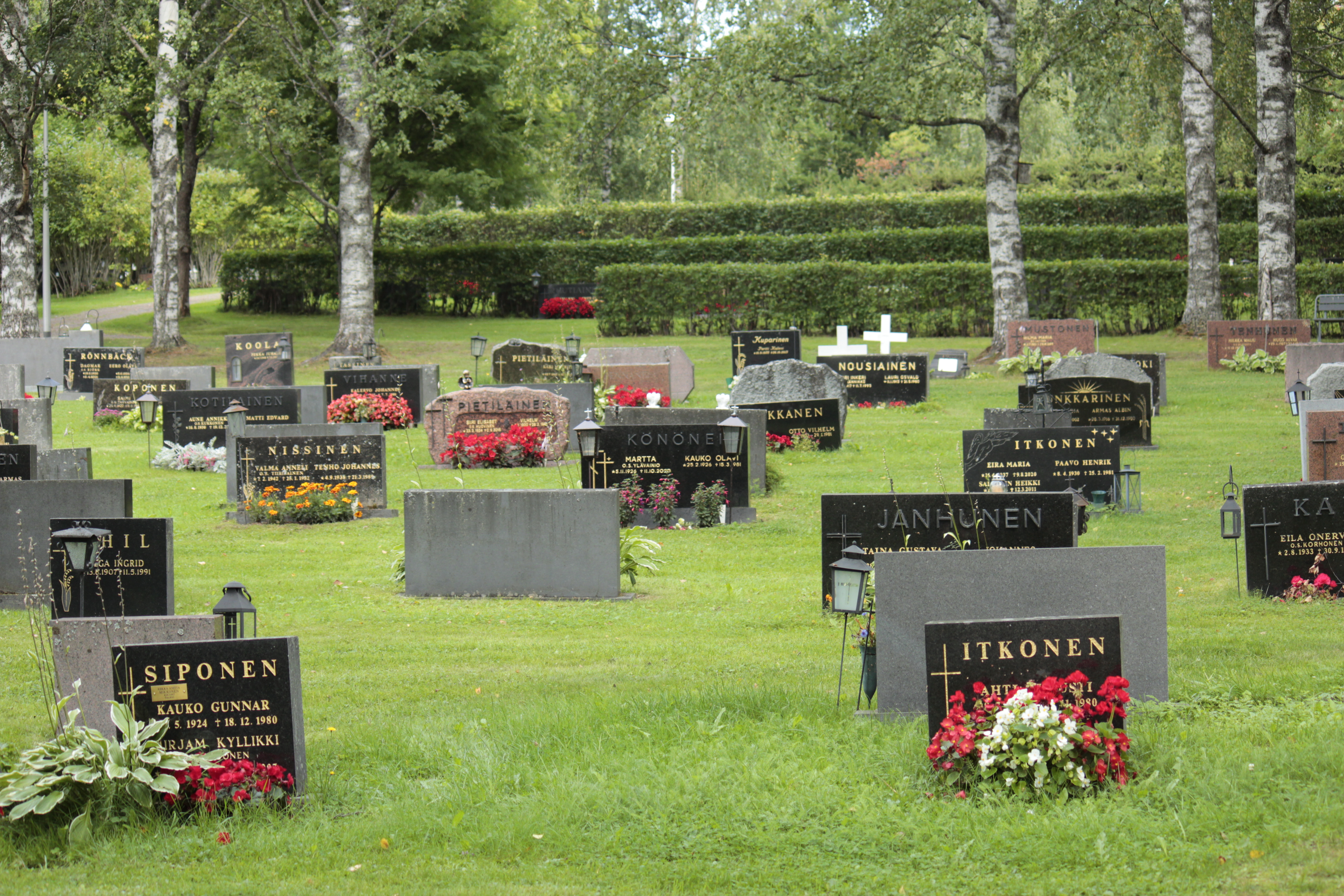 Hautausmaa.
